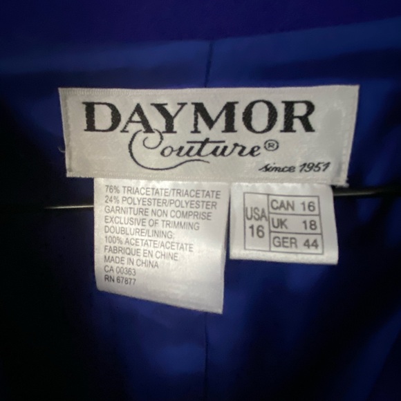 Elegant evening dress with matching jacket - Daymor Couture - Picture 5 of 6